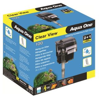 Aqua One H100 ClearView Hang On Filter 100l/hr