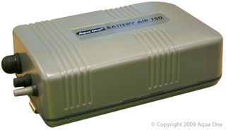 Aqua One Airpump Battery Air 150 Portable 150l/hr