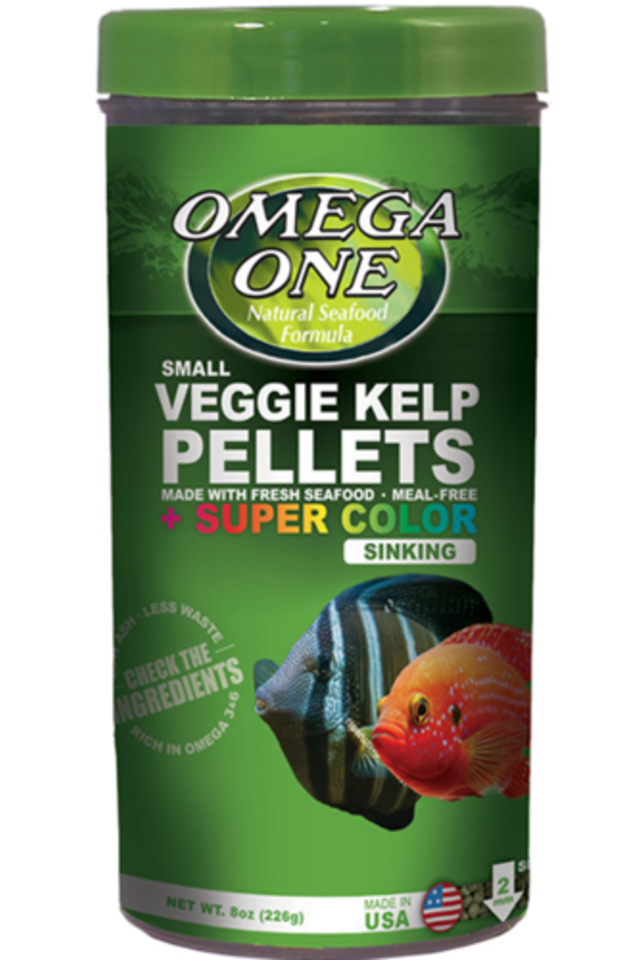 Omega Super Colour Kelp Pellets 226g ^Sinking