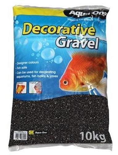 Aqua One Gravel - Black Silica (no.1) 10kg (2-3mm)